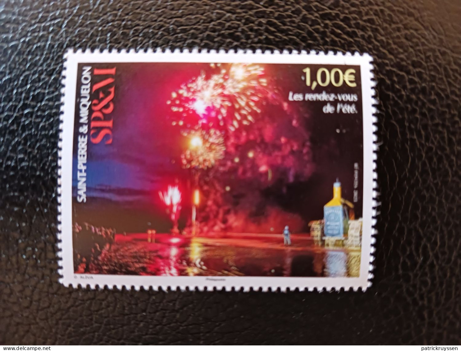 Pierre Miquelon 2023 SPM Summer Events Firework Night Views Feux Artifice 1v Mnh - Unused Stamps