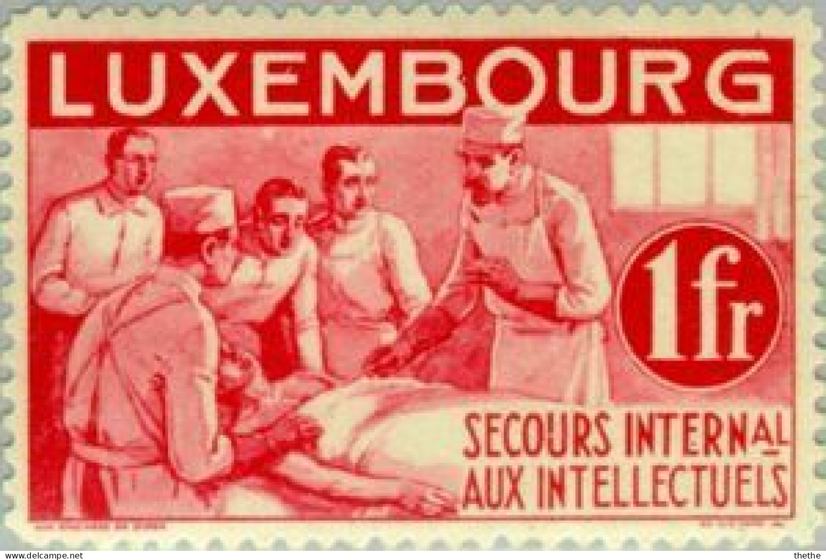 LUXEMBOURG - Chirurgien (rouge Carmin) - Otros & Sin Clasificación