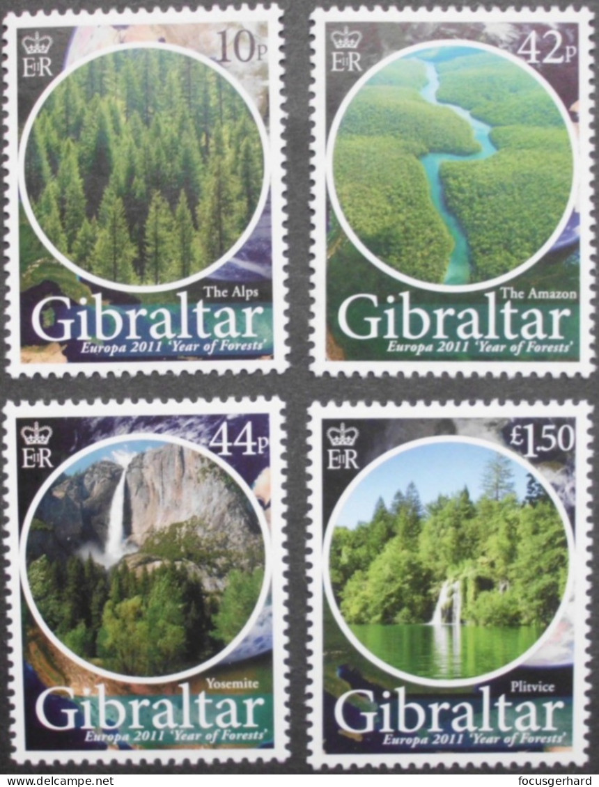 Gibraltar  Der Wald   Europa   Cept   2011  ** - 2011