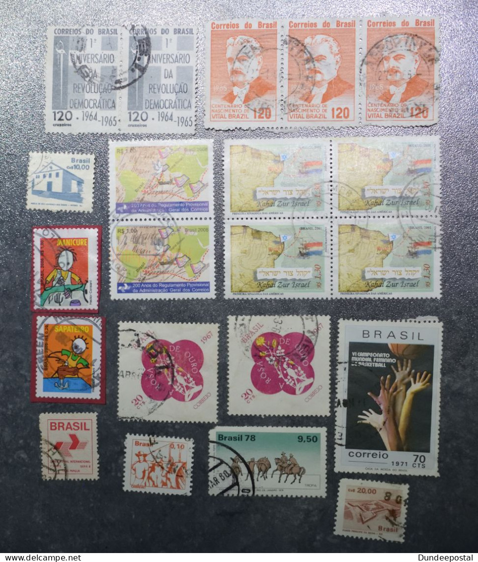 BRAZIL  STAMPS  Stock Card 2D ~~L@@K~~ - Used Stamps