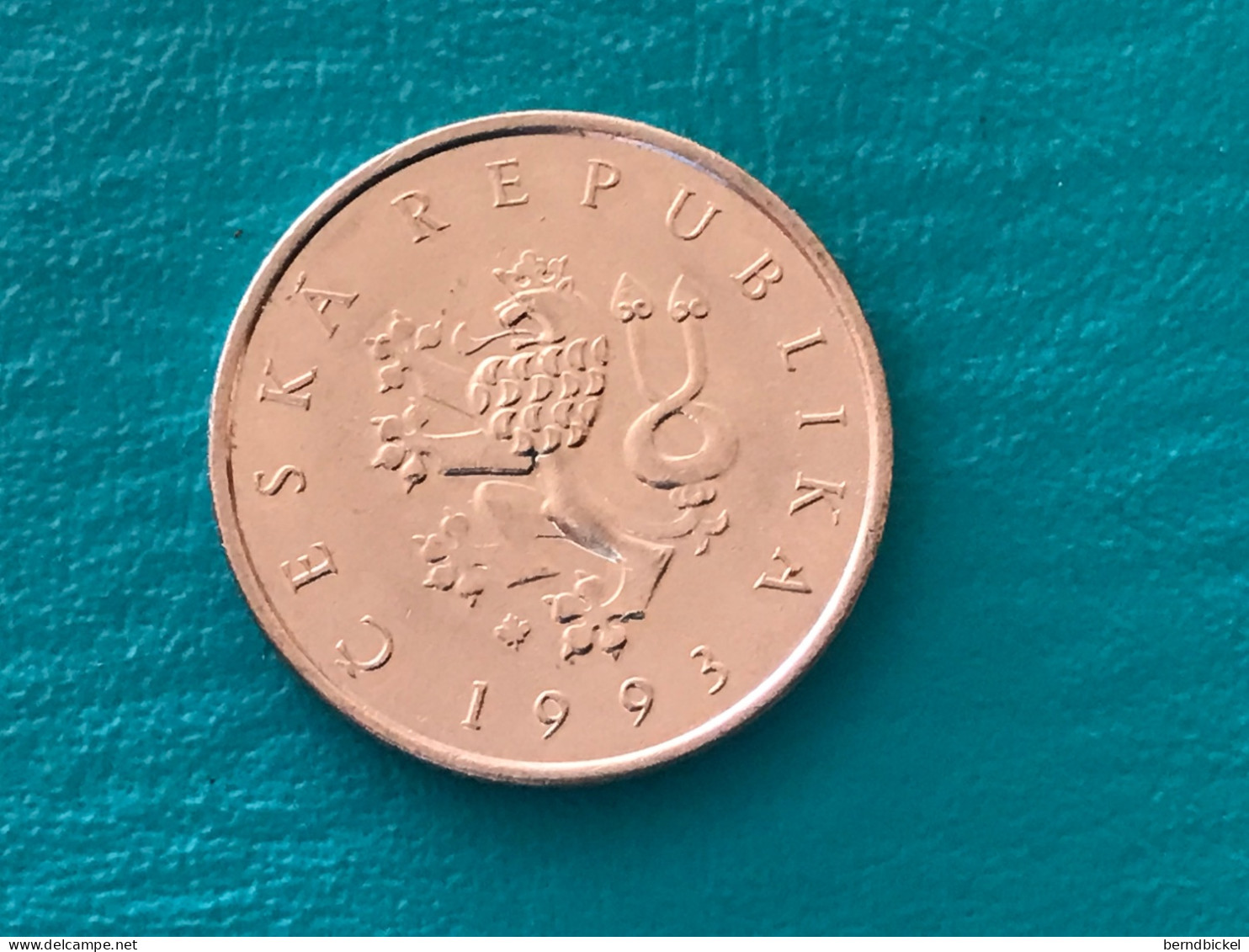 Münze Münzen Umlaufmünze Tschechien 1 Koruna 1993 - Czech Republic