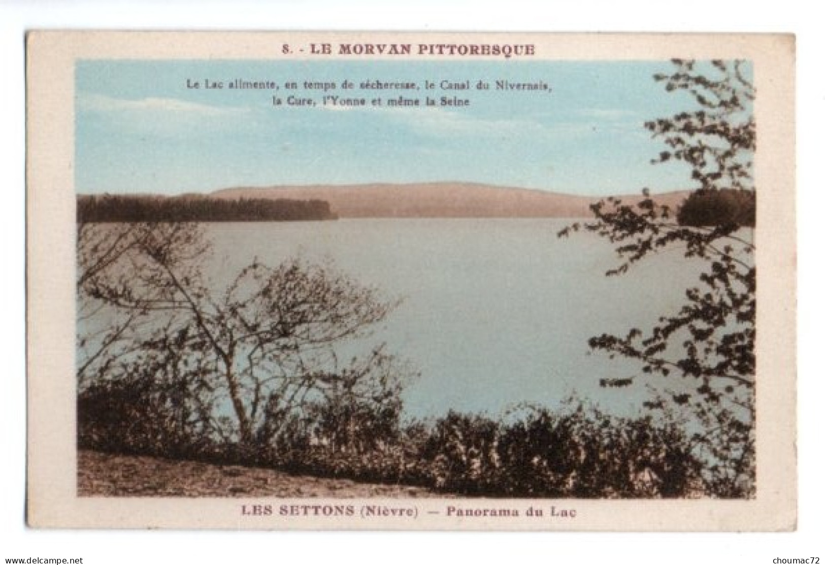 (58) 382, Montsauche Les Settons, Artistic, Panorama Du Lac - Montsauche Les Settons