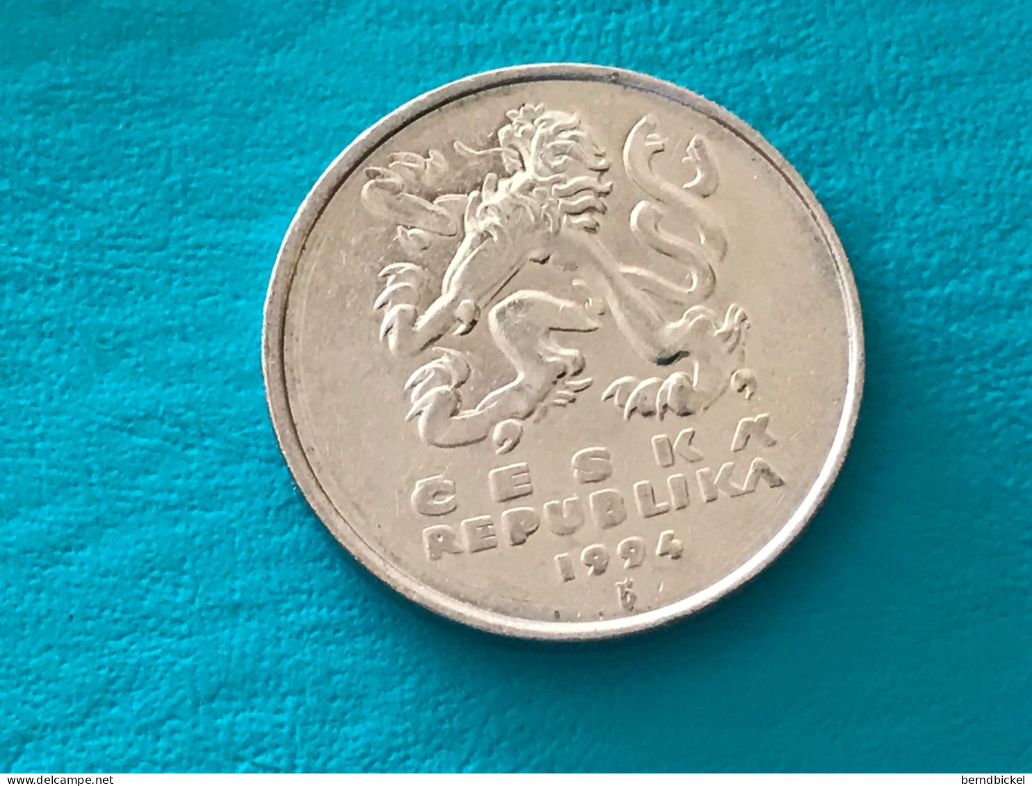 Münze Münzen Umlaufmünze Tschechien 5 Koruna 1994 Münzzeichen B - Tschechische Rep.