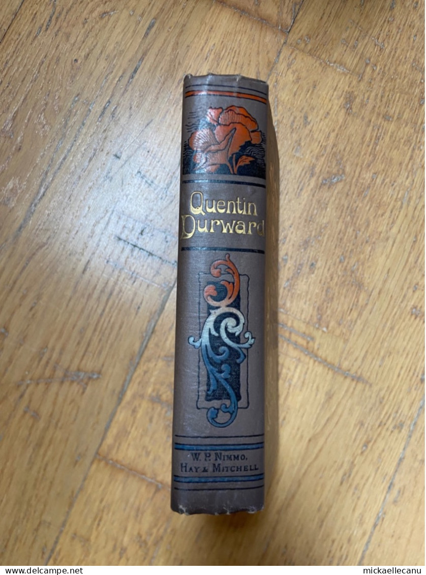 Quentin Durward Environ 1898 - Walter Scott - Livre En Anglais - 1850-1899
