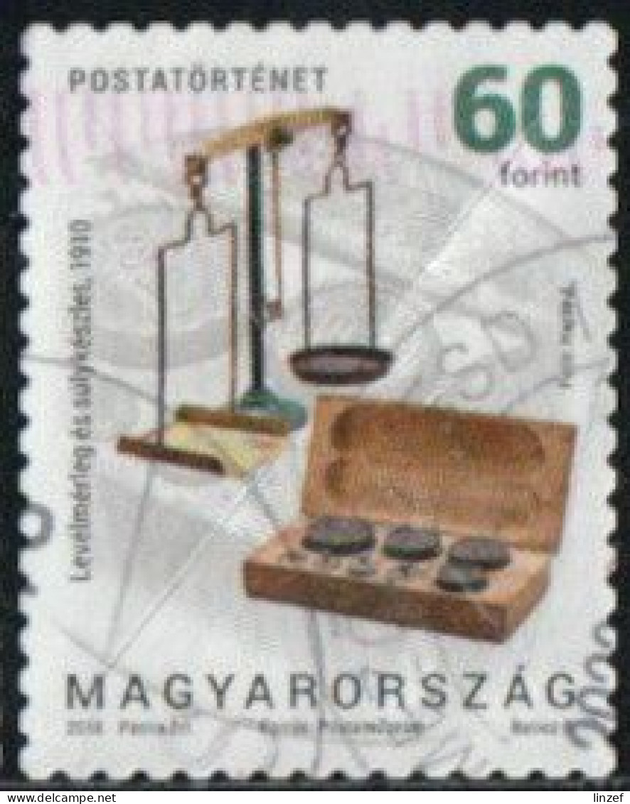 Hongrie 2018 Yv. N°4698 - Histoire Postale, Balance Et Poids - Oblitéré - Used Stamps