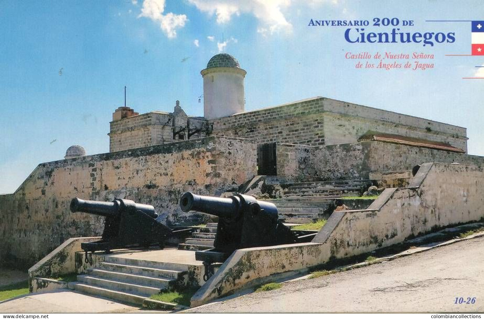 Lote PEP1463, Cuba, Entero Postal, Stationery, Aniversario 200 De Cienfuegos, 10-26, Castillo De Nuestra Señora - Maximumkarten