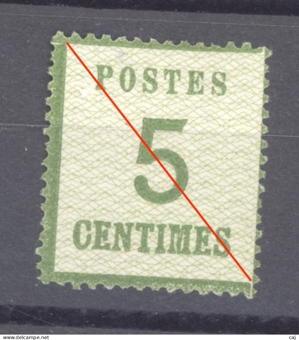 Alsace-Lorraine  :  Yv  4  (*) - Unused Stamps