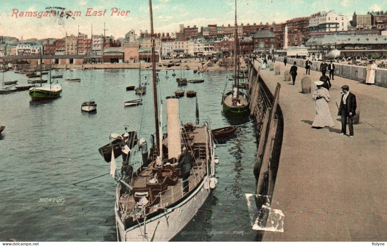 Ramsgate From East Pier - Bateau Vapeur - England Angleterre - Ramsgate