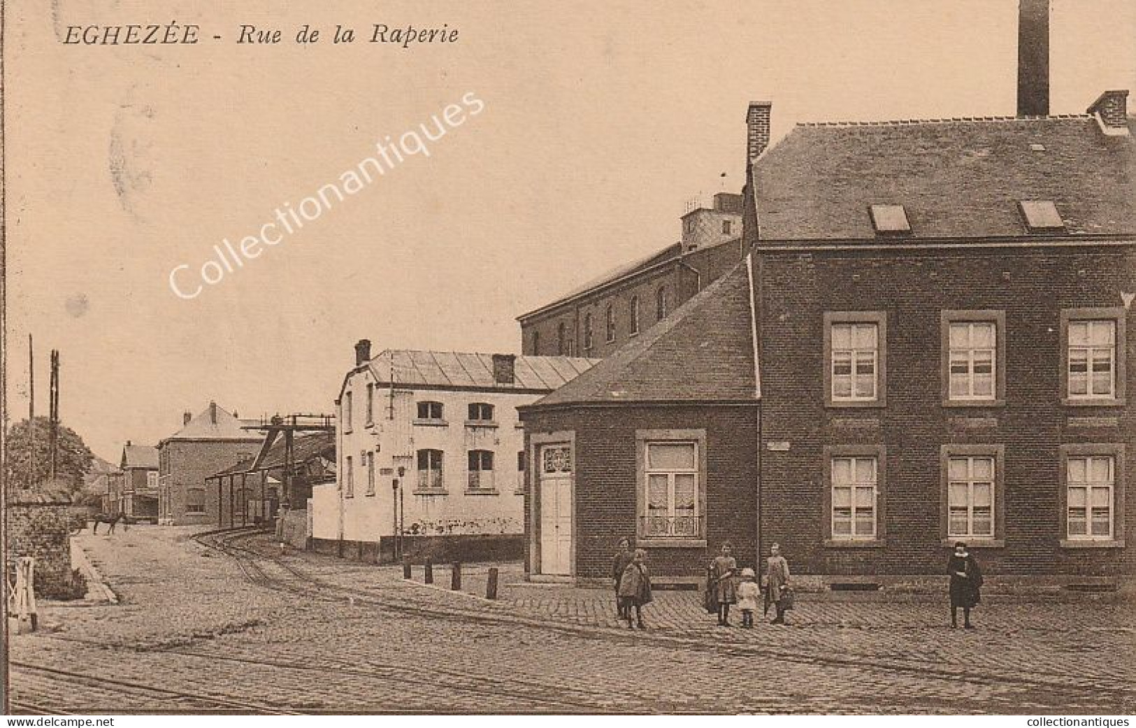 CPA Eghezée - Rue De La Raperie - Circulée - Divisée - TTB - 1938 - Animée - Eghezée