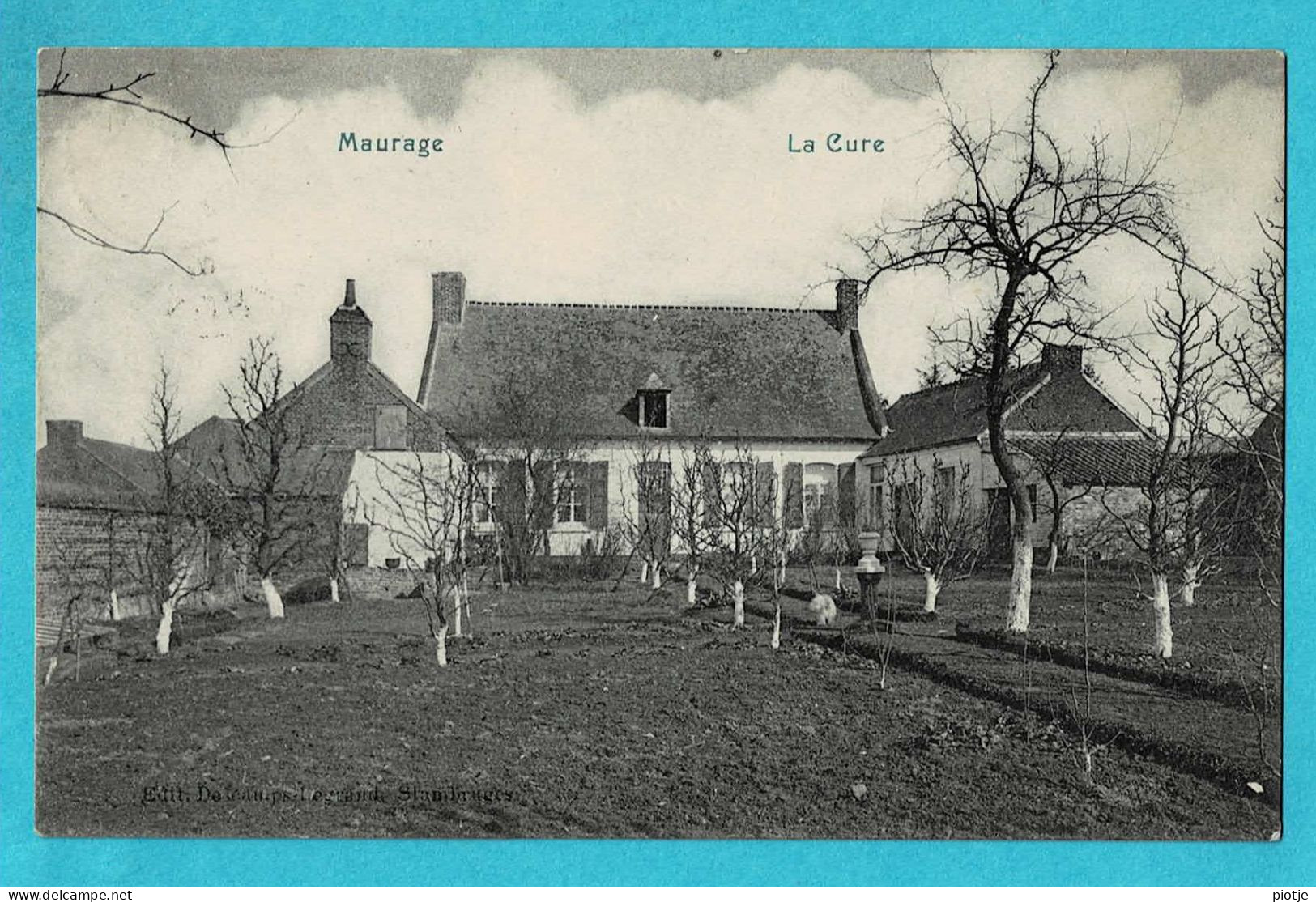 * Maurage - La Louvière (Hainaut - La Wallonie) * (Edit Descamps Legrand Stambruges) La Cure, Unique, TOP, Rare - La Louvière