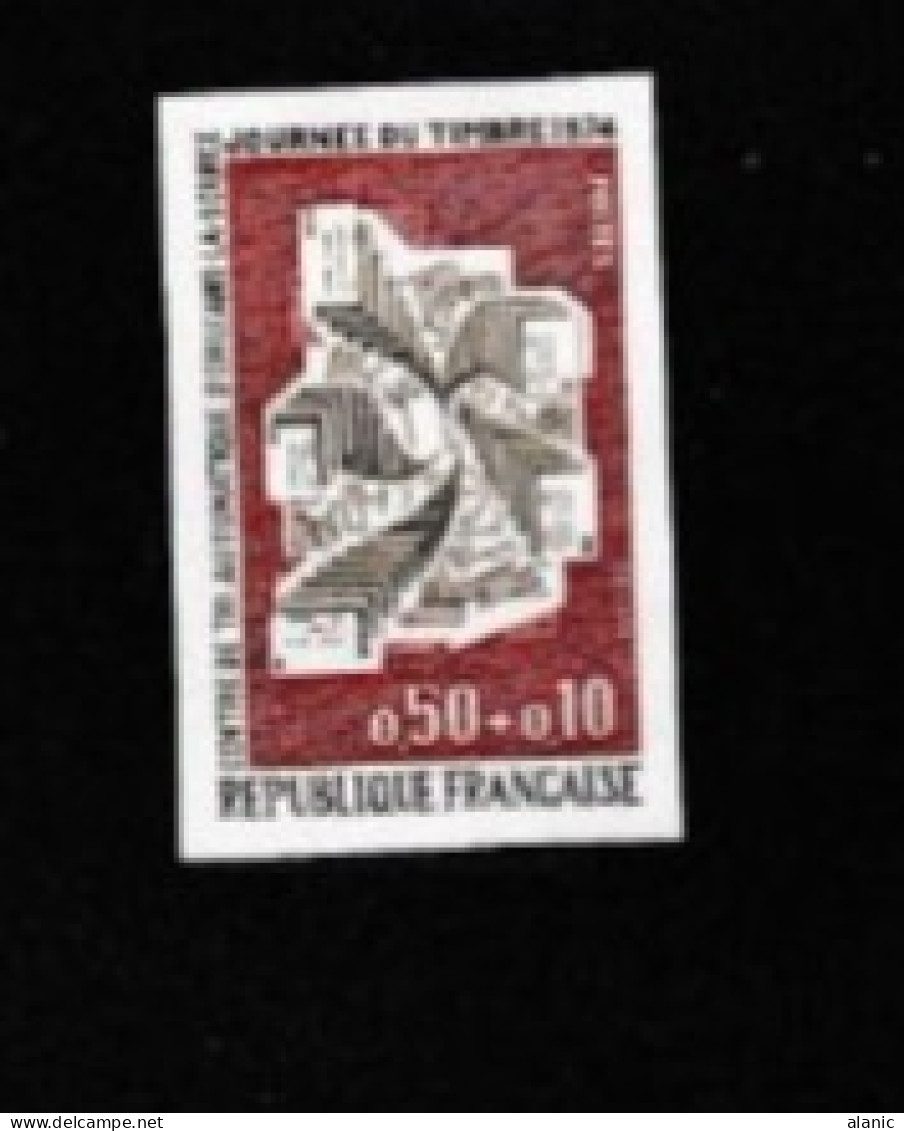 FRANCE  N°1786a Non Dentelé *+N°1786 *+ESSAI DE COULEUR +Obl + DOC OFFICIEL+FDC(Voir Descriptif)TBE Présentation Ori - 1971-1980