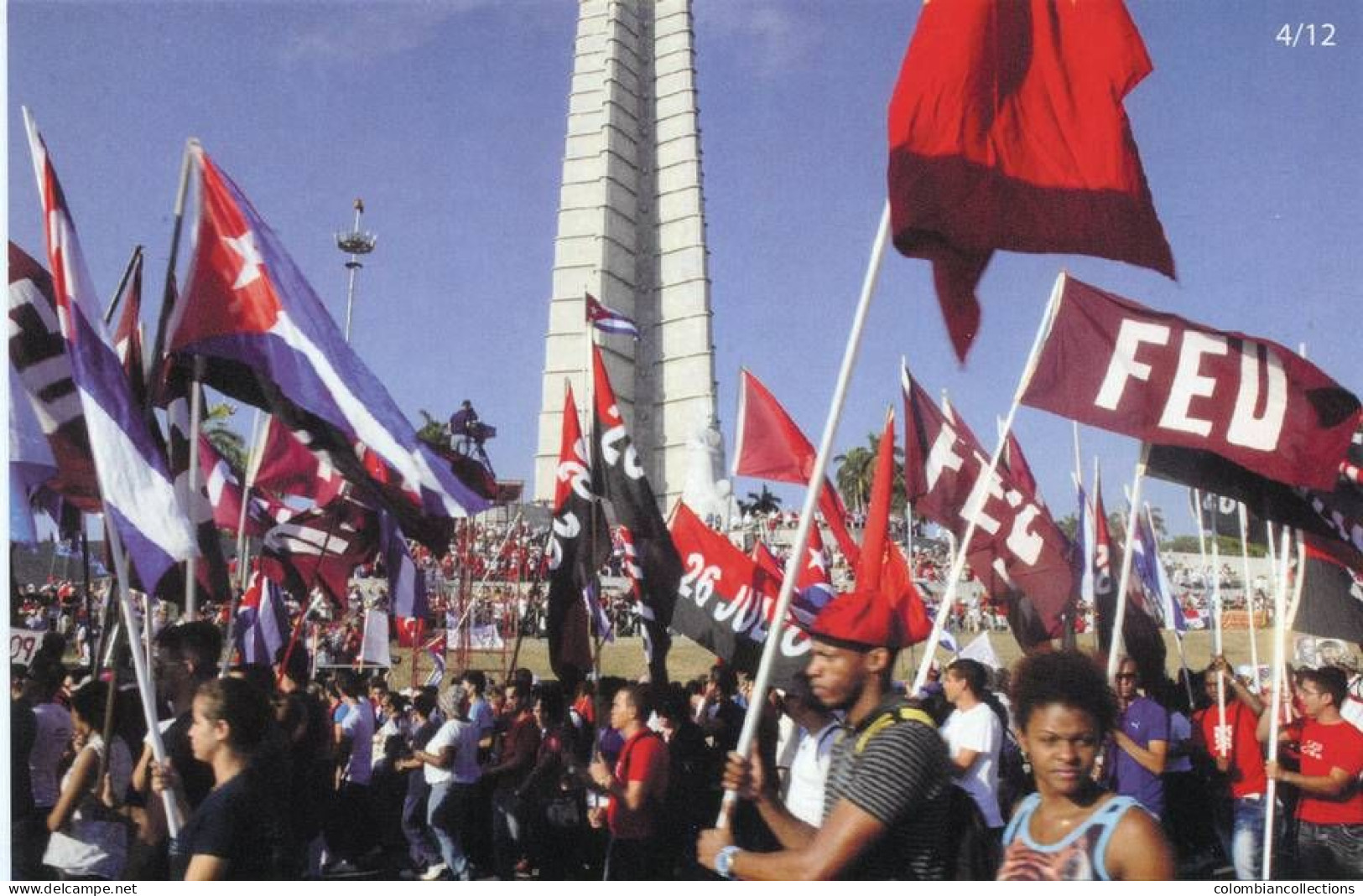 Lote PEP1495, Cuba, Entero Postal, Stationery, Workers Day, 1o De Mayo, 4-12, FEU - Cartes-maximum