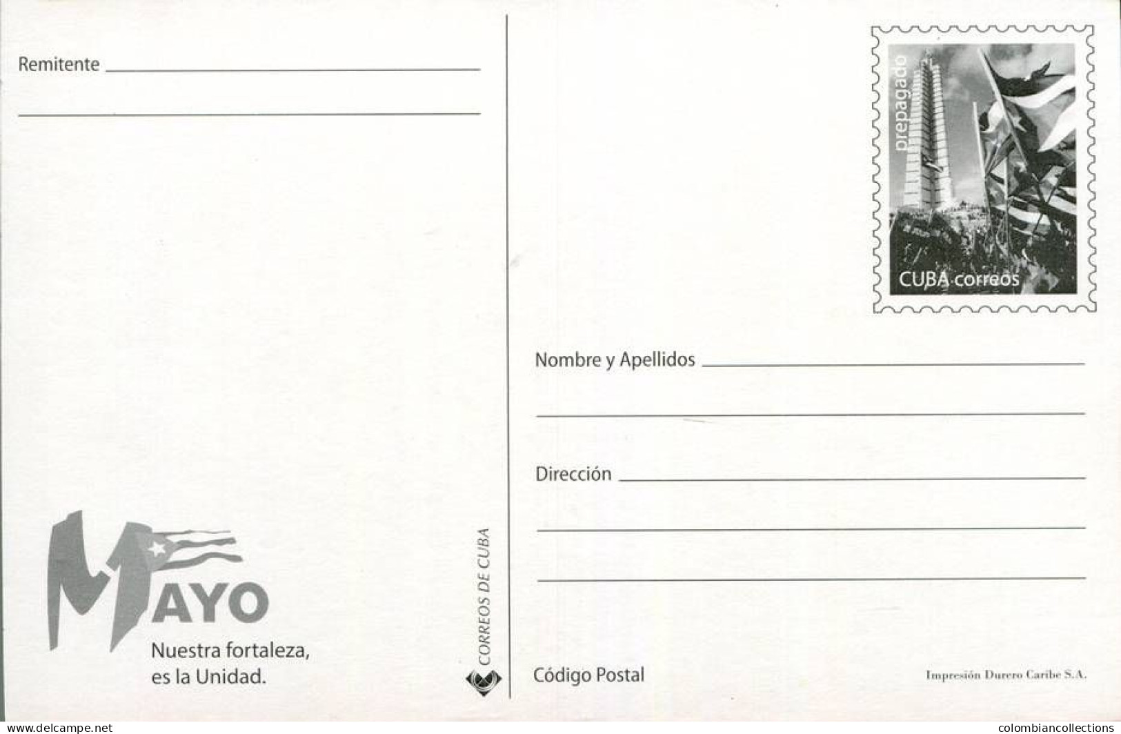 Lote PEP1497, Cuba, Entero Postal, Stationery, Workers Day, 1o De Mayo, 6-12, Che Guevara - Maximumkaarten