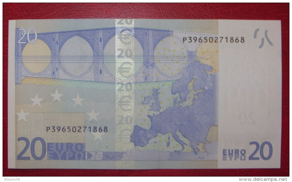 20 EURO R030B1 Draghi Netherlands Serie P39 Perfect UNC - 20 Euro