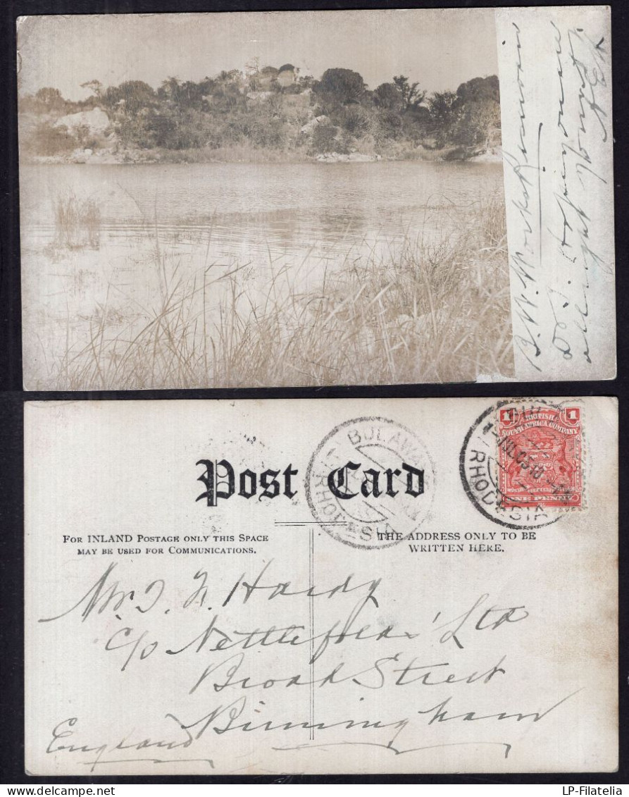 Rhodesia - 1910 - Landscape - Bulawayo Postmark - British South Africa Company - Zimbabwe