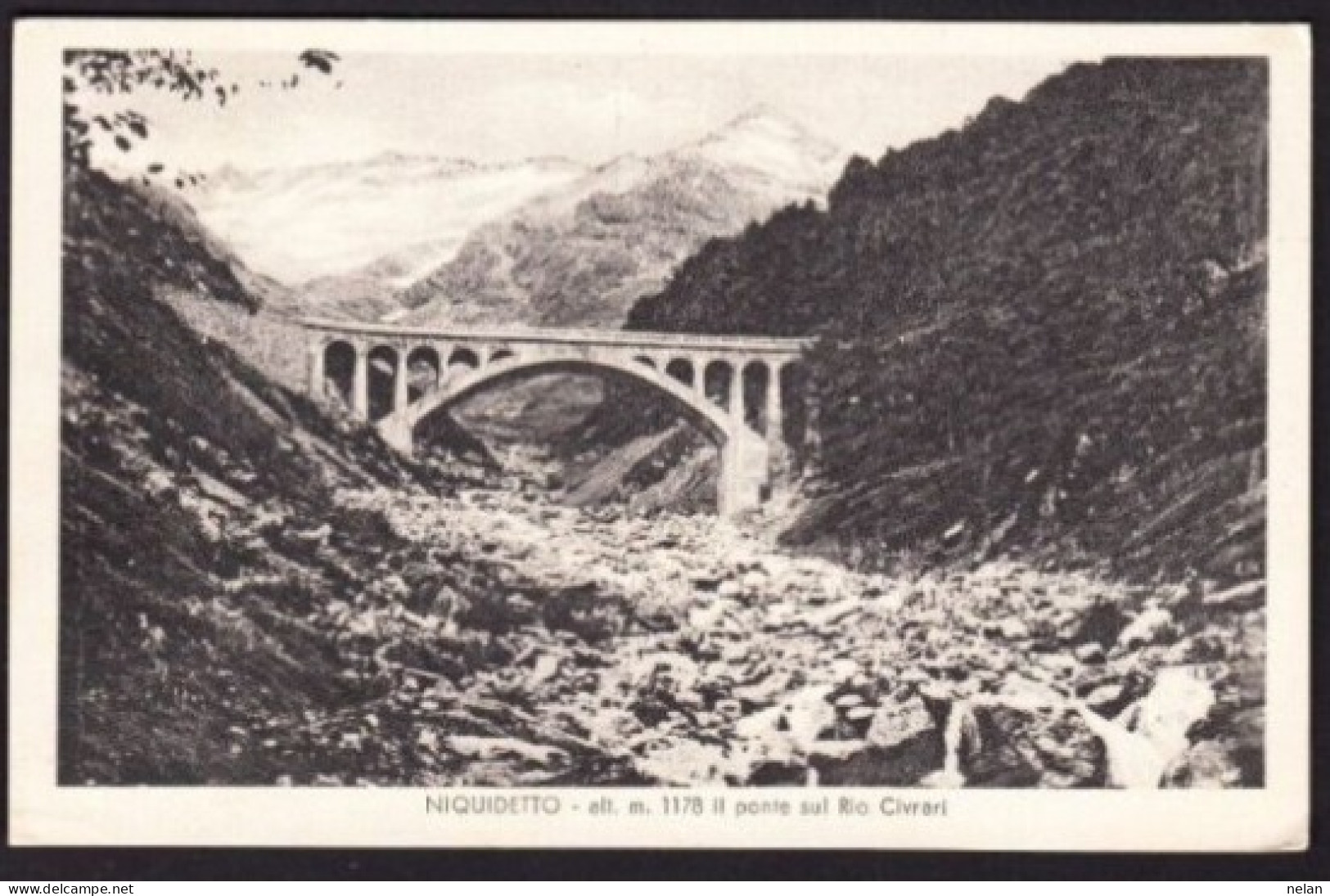 NIQUIDETTO - IL PONTE SUL RIO CIVRARI - F.P. - Bridges