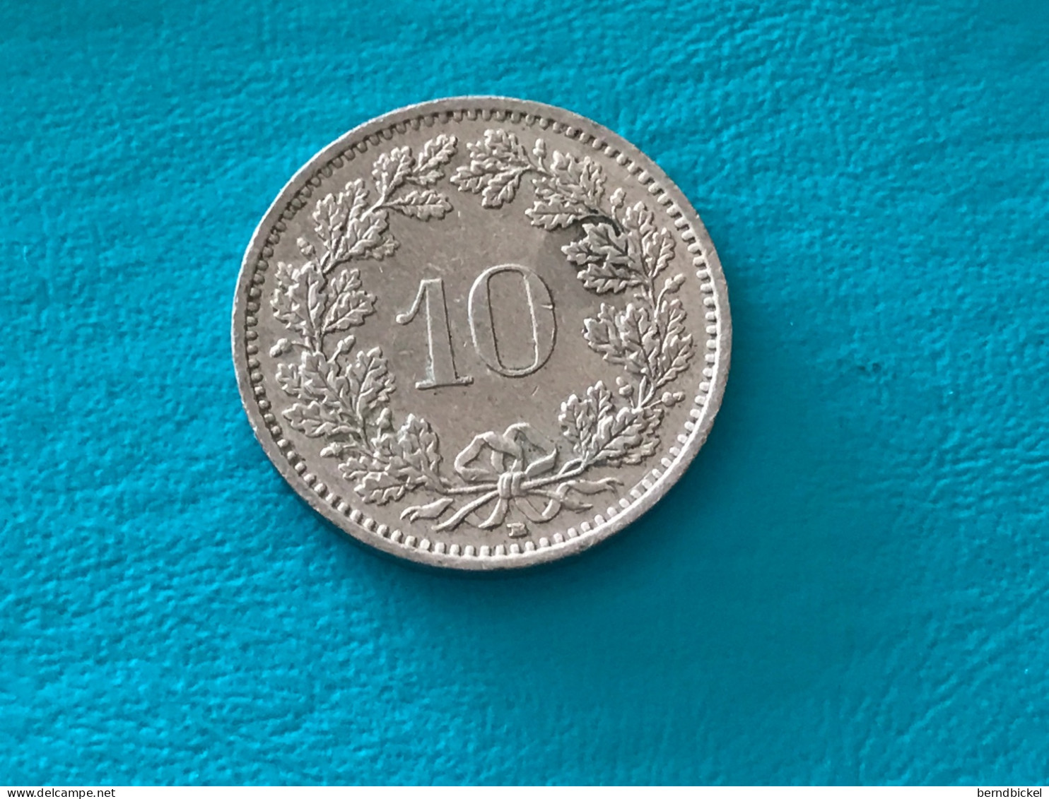 Münze Münzen Umlaufmünze Schweiz 10 Rappen 1990 - Autres & Non Classés