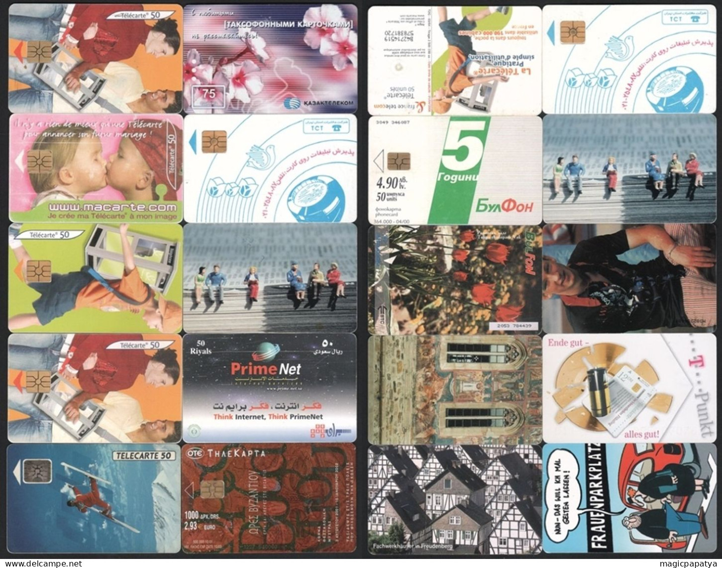 Phonecards Lot (20 Pcs) - Collezioni