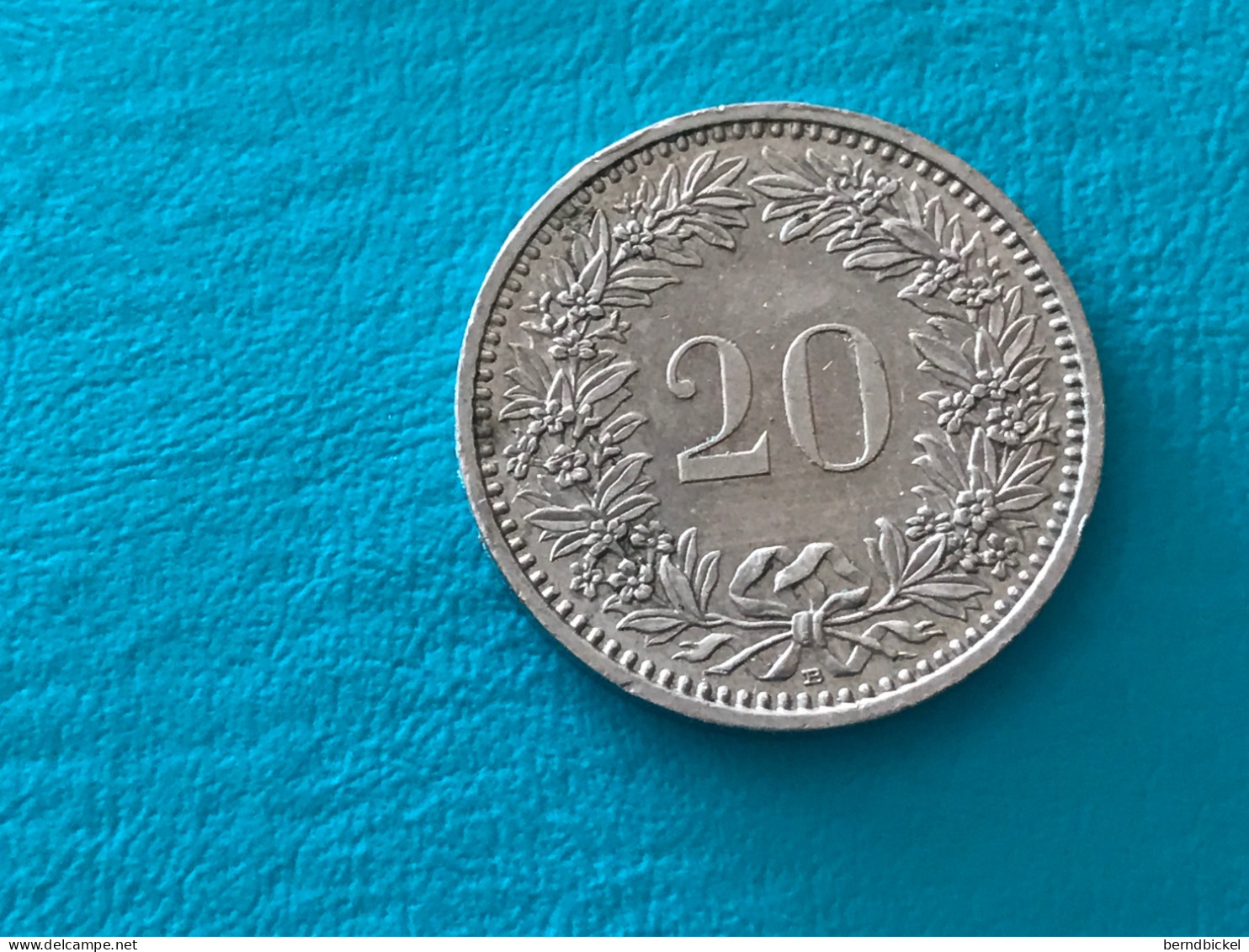 Münze Münzen Umlaufmünze Schweiz 20 Rappen 1988 - Autres & Non Classés