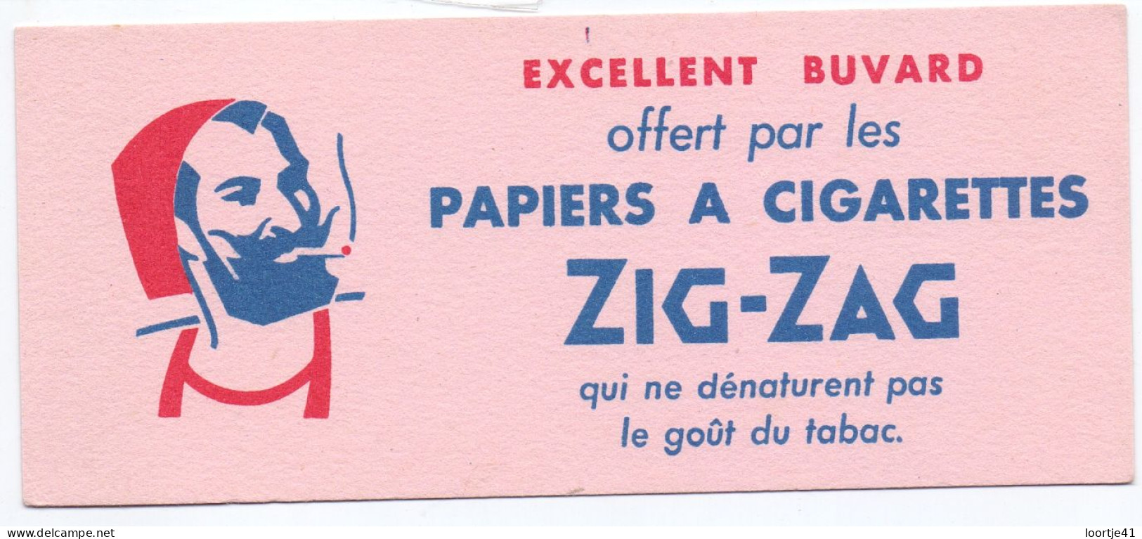 Buvard Vloeipapier - Pub Reclame - Papiers De Cigarettes Zig Zag - Cartoleria