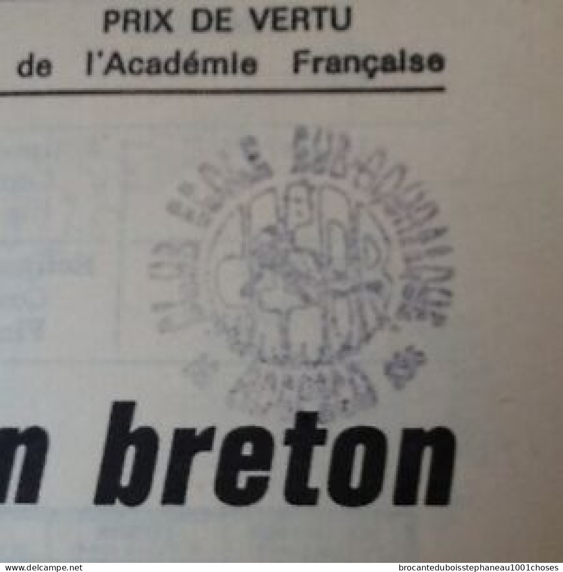 Almanach Du Marin Breton (1980) - Boten