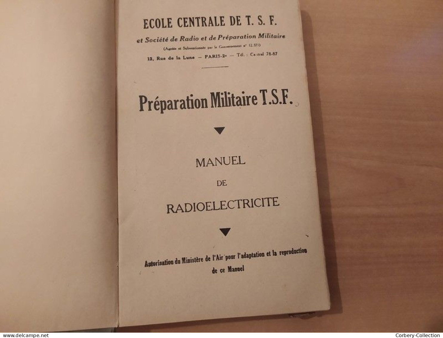 Préparation Militaire T.S.F Manuel De Radioélectricité - Literature & Schemes