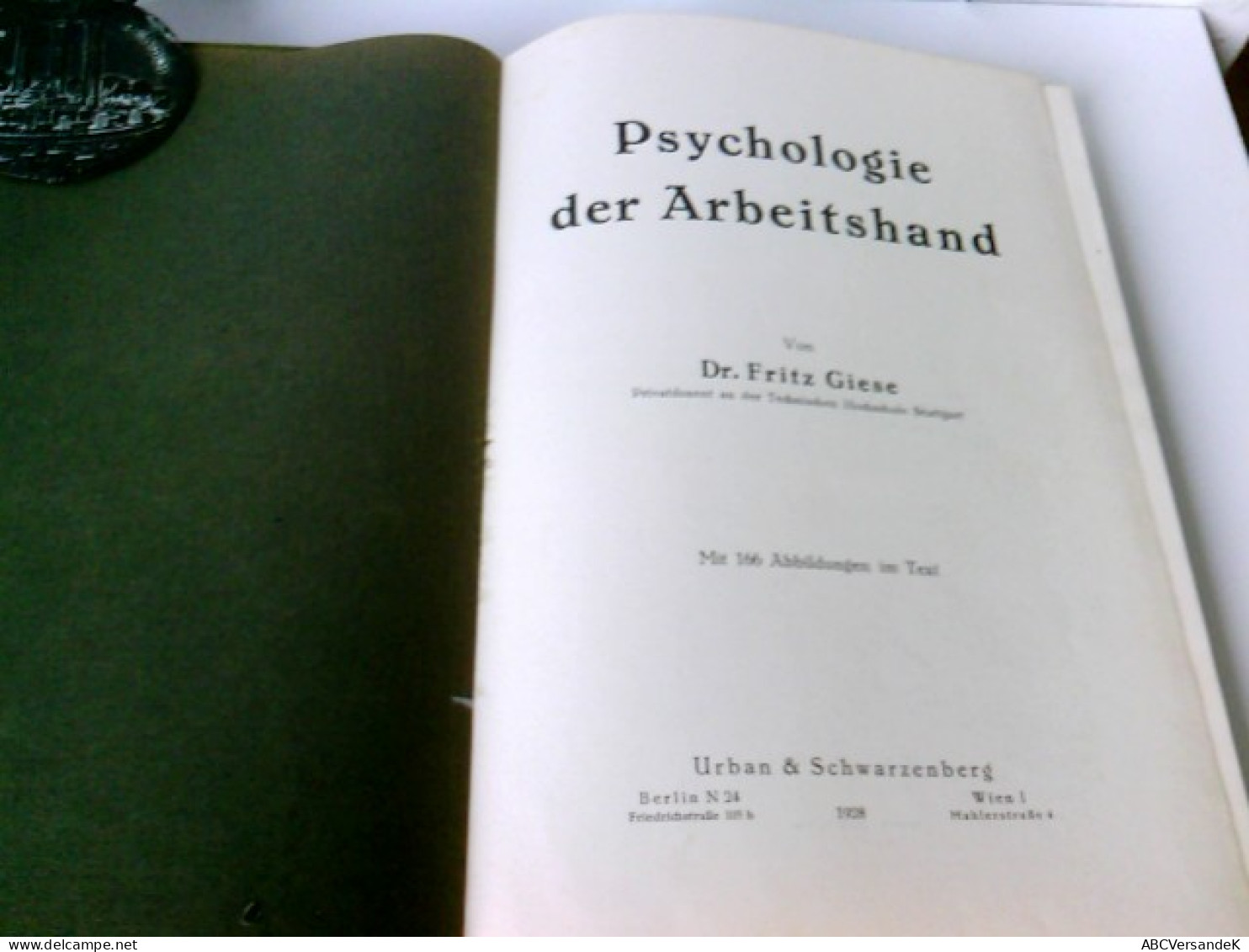 Psychologie Der Arbeitshand. - Psicologia