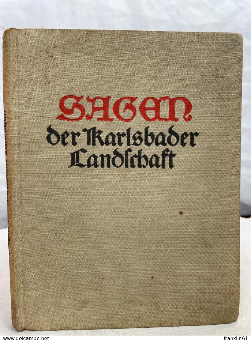 Sagen Der Karlsbader Landschaft. - Tales & Legends