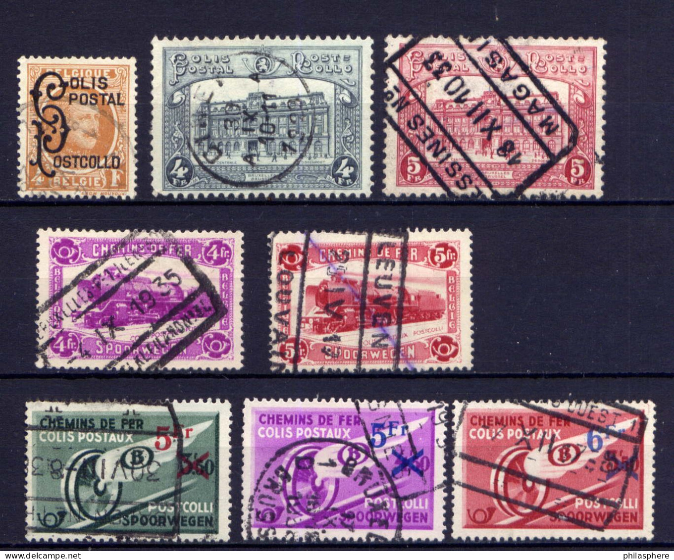 Belgien Postpaket Lot           O  Used           (1613) - Bagages [BA]