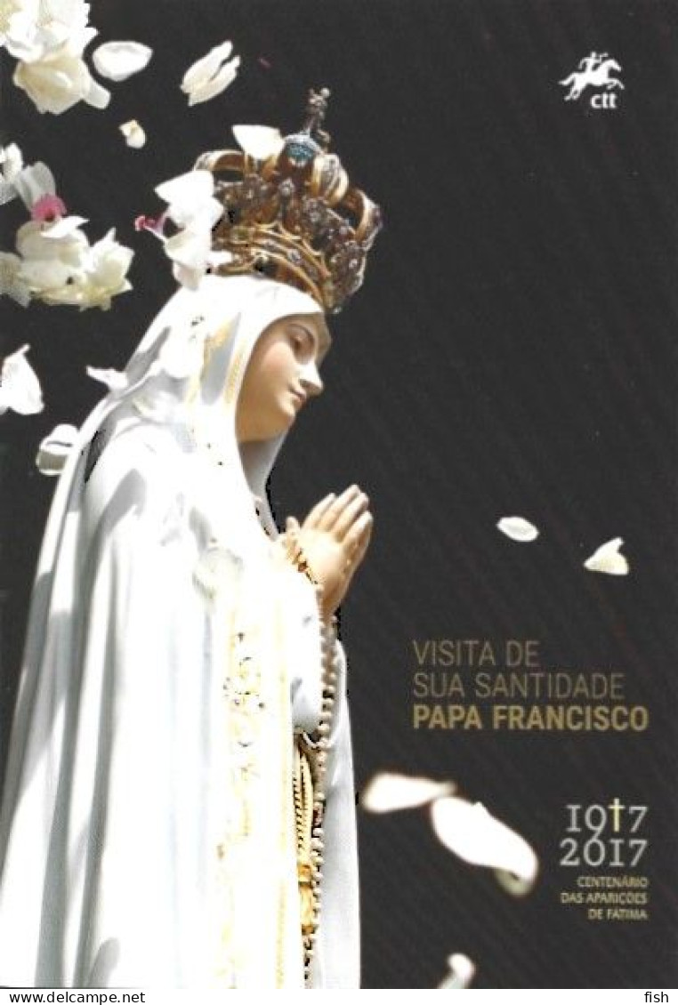 Portugal ** & PGSB Visita A Portugal De Sua Santidade Papa Francisco 2017 (97999) - Carnets