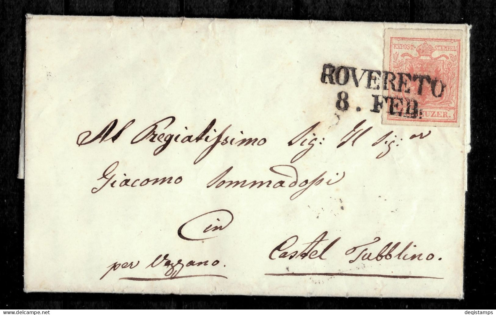 Italy Rovereto 1882  Old Cover - Postal Parcels