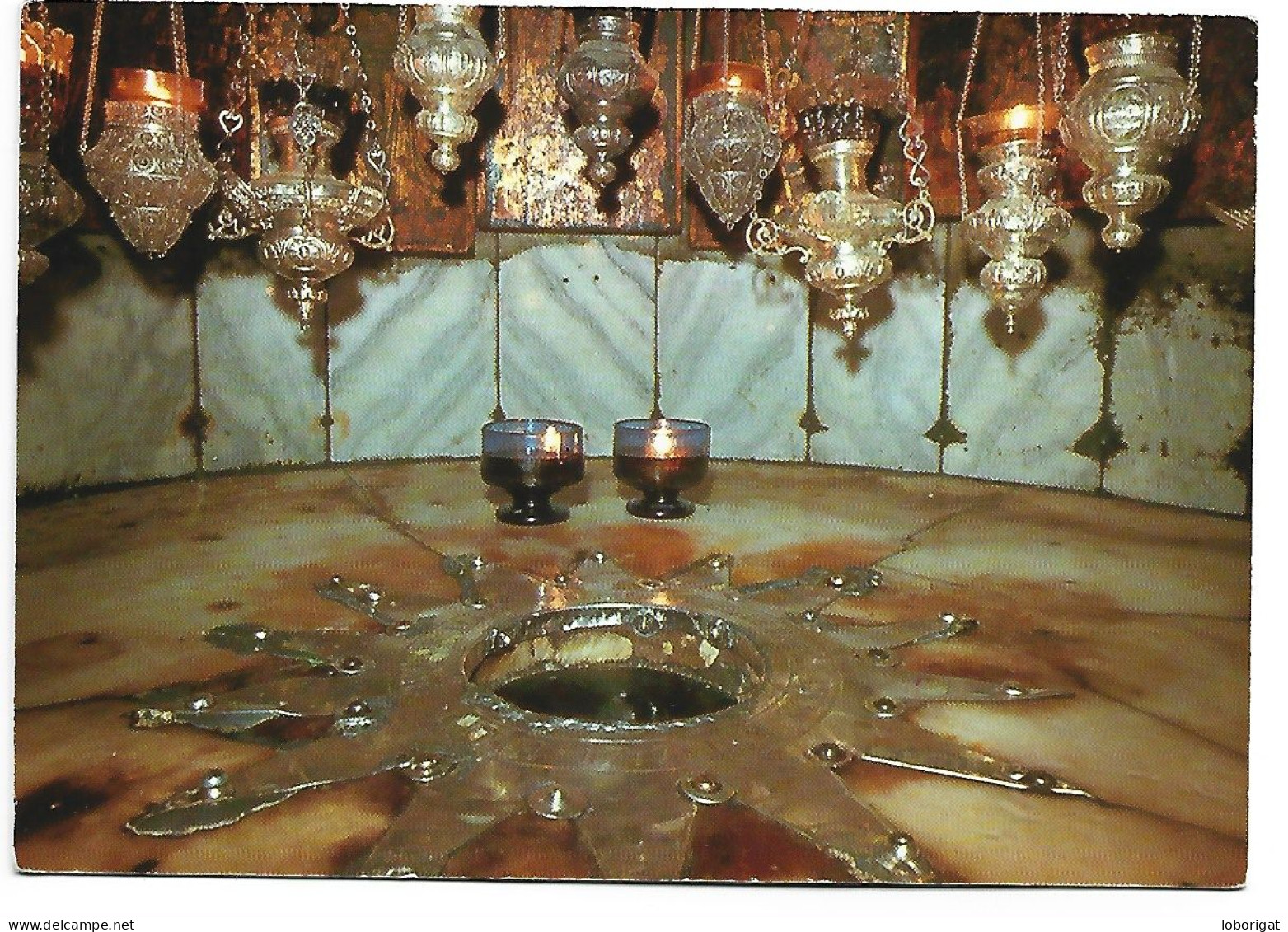 THE SILVER STAR ON THE ALTAR OF THE NATIVITY.-  BETHLEHEM.-  ( CISJORDANIA / PALESTINA ) - Palestine