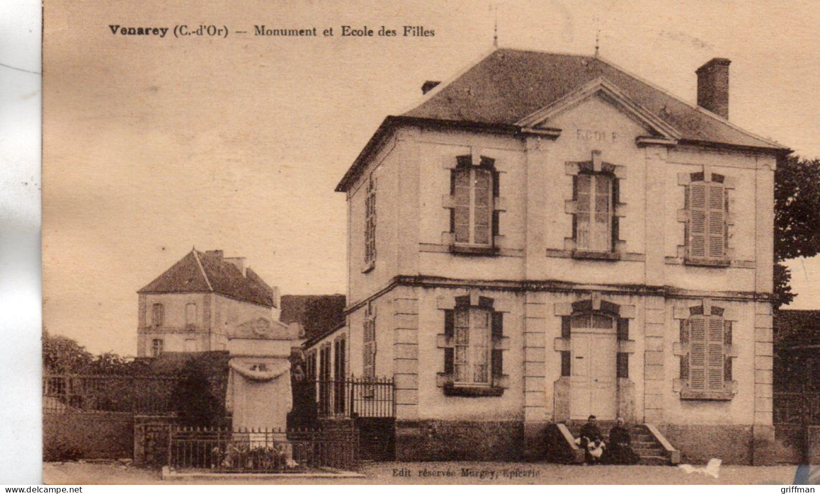 VENAREY MONUMENT ET ECOLE DES FILLES TBE - Venarey Les Laumes