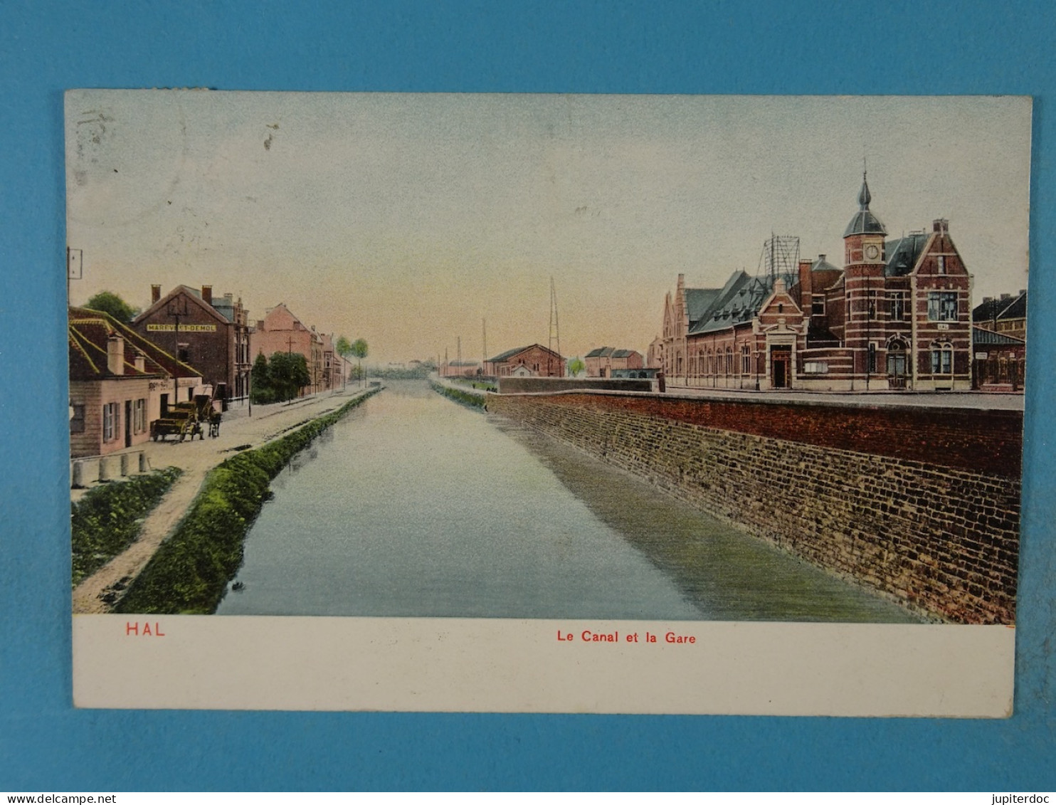 Hal Le Canal Et La Gare - Halle