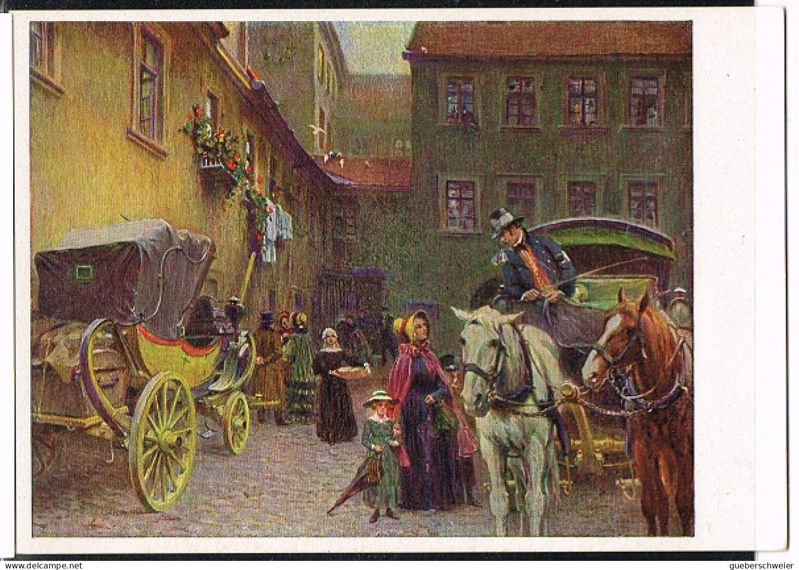 POST 18 - ALLEMAGNE Entier Postal Illustré Bamberger Posthof 1952 - Postales Privados - Usados