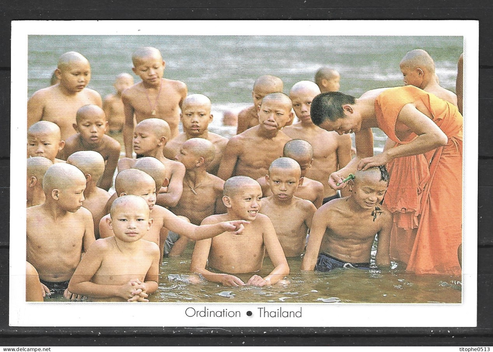 THAÏLANDE. Carte Postale Ayant Circulé. Ordination. - Thaïlande