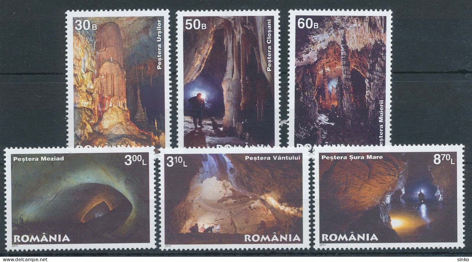 2011. Romania - Landscapes, Cities (caves) - Autres & Non Classés