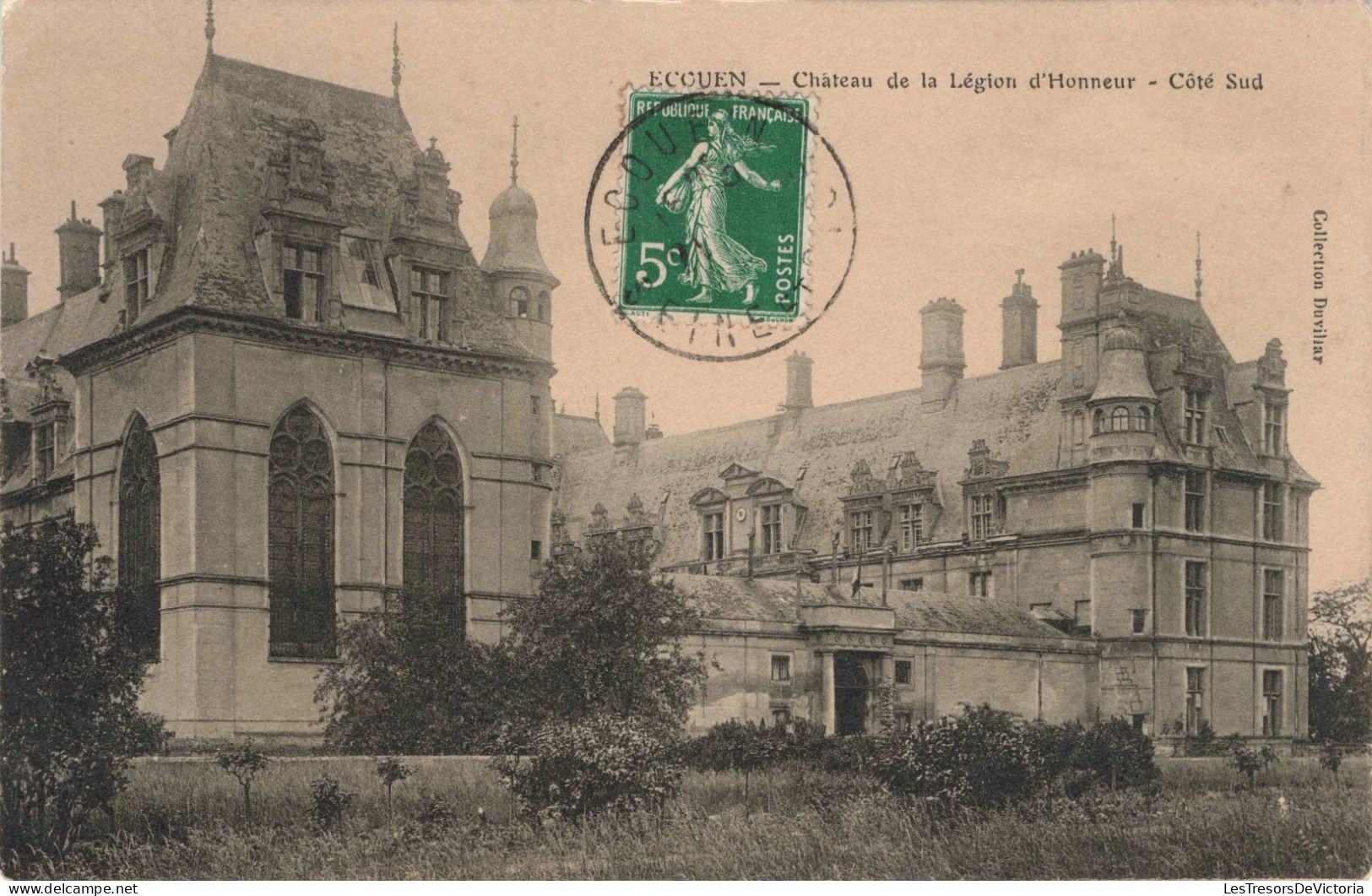 FRANCE - Ecouen - Château De La Légion D'honneur - Côté Sud -  Carte Postale Ancienne - Ecouen