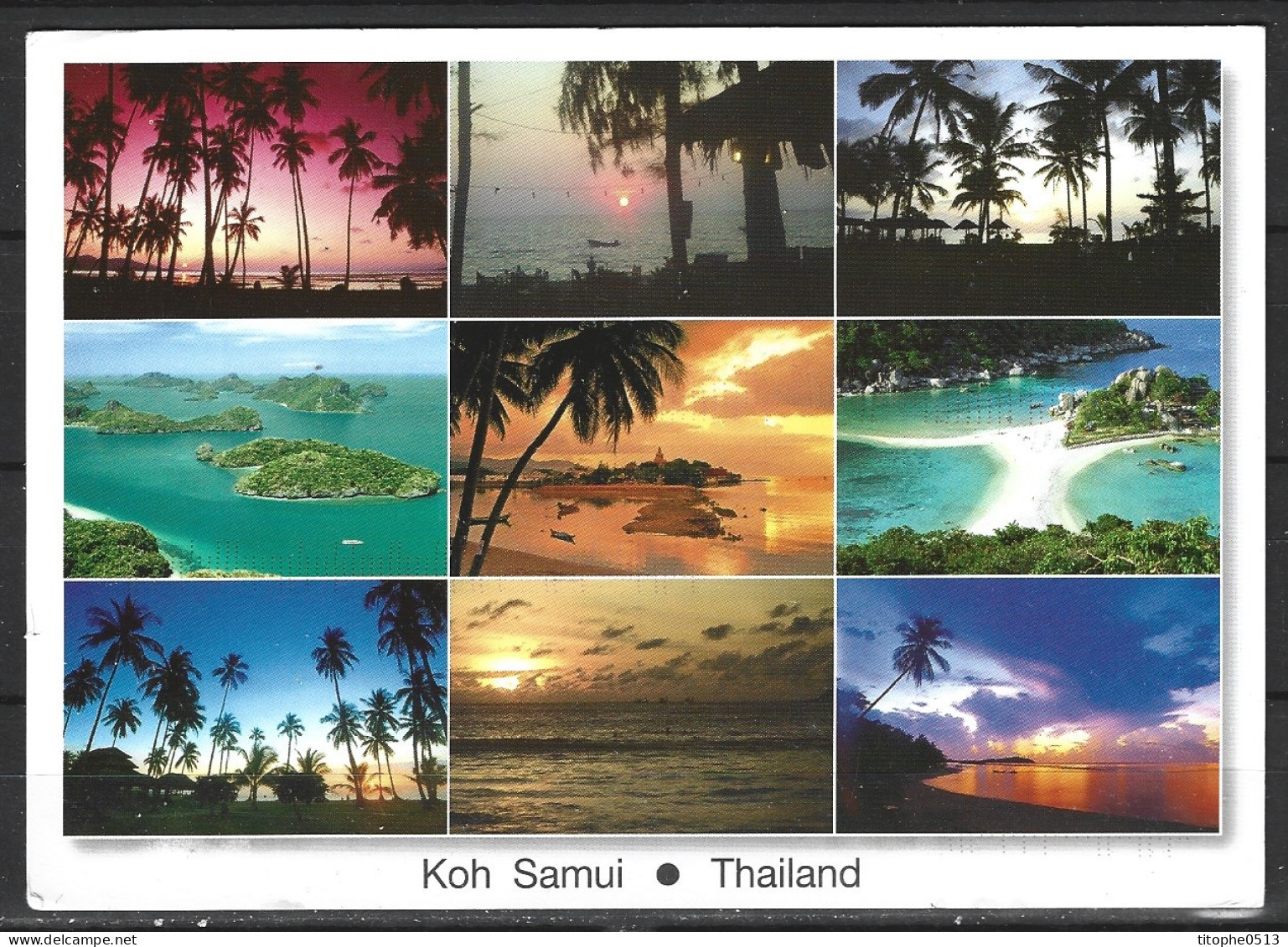THAÏLANDE. Carte Postale Ayant Circulé. Koh Samui. - Thaïlande