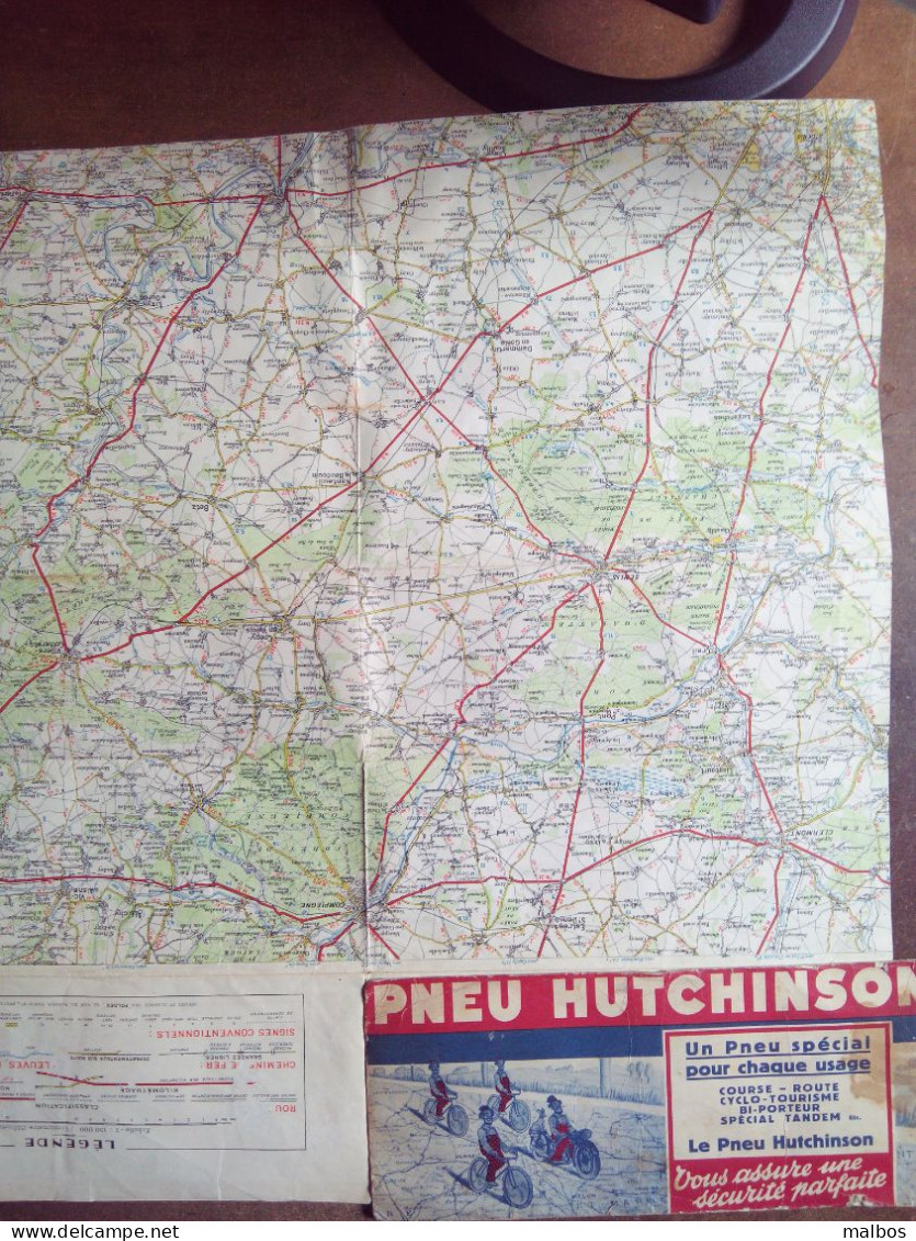 Carte Routière HUTCHINSON 'Ile De France' - Maps/Atlas