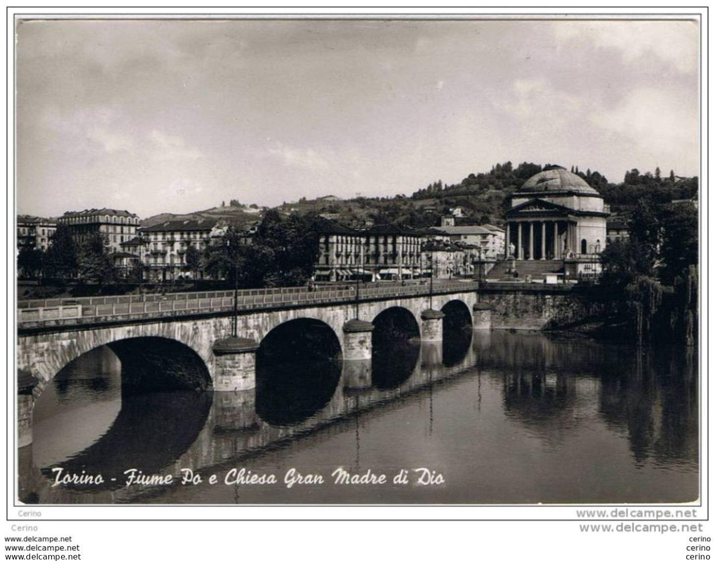 TORINO:  FIUME  PO  E  GRAN  MADRE  DI  DIO  -  FOTO  -  FG - Fiume Po