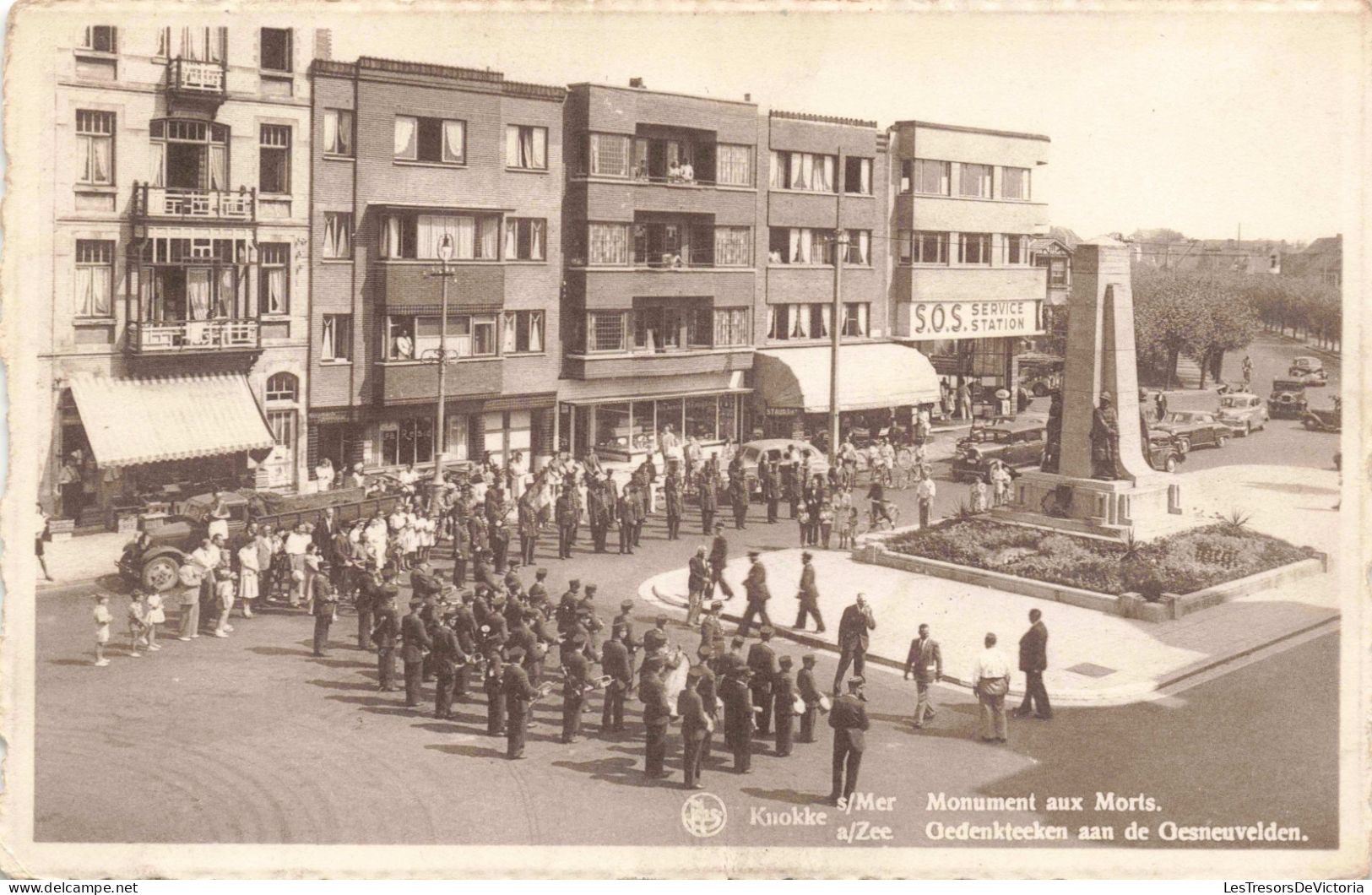 BELGIQUE - Knocke Zoute - Monument Aux Morts -  Carte Postale Ancienne - Knokke