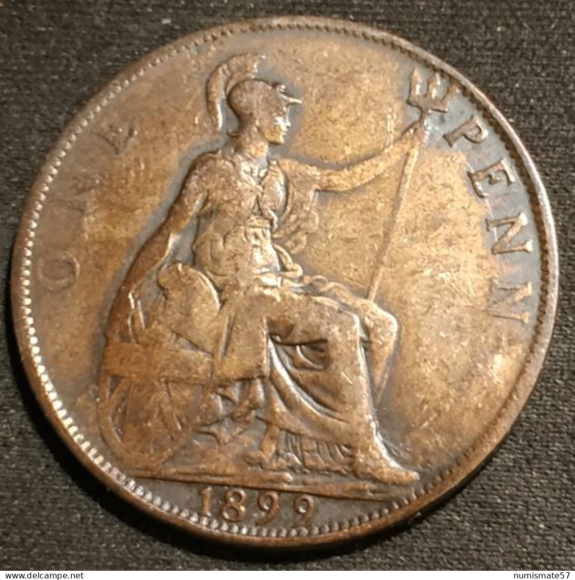 GRANDE BRETAGNE - ONE PENNY 1899 - Victoria - Old Head - KM 790 - ( Great Britain ) - D. 1 Penny