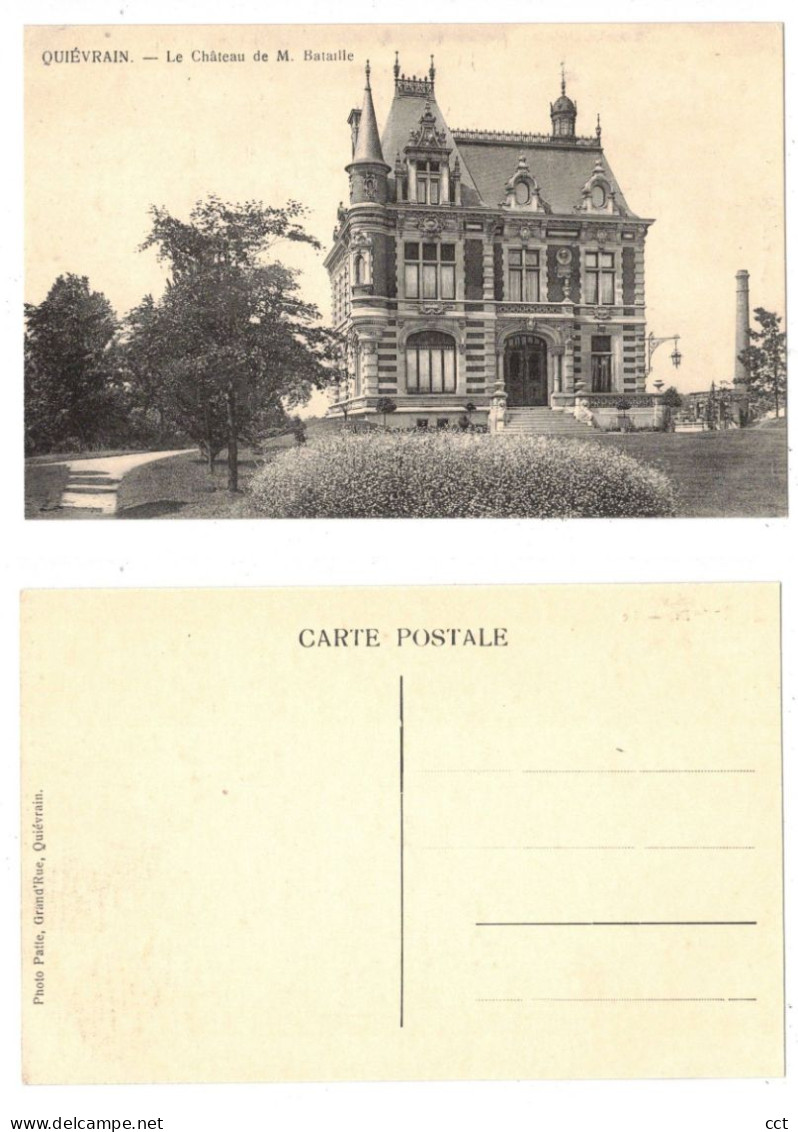 Quiévrain  Le Château De Bataille - Quievrain