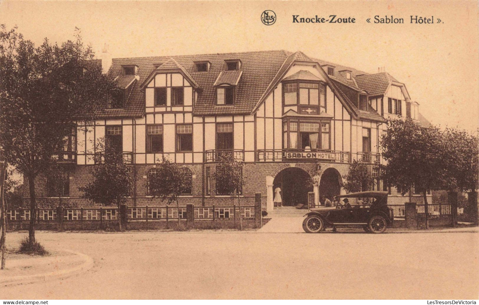 BELGIQUE - Knocke Zoute - Sablon Hôtel -  Carte Postale Ancienne - Knokke