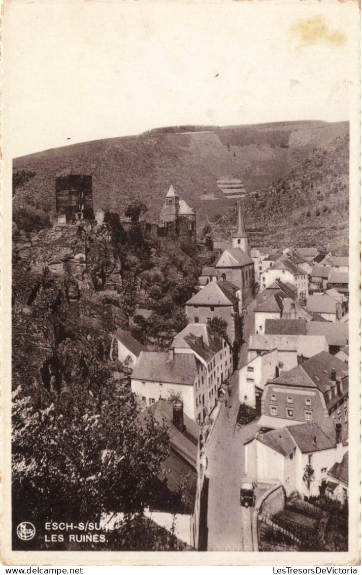 LUXEMBOURG - Esch Sur Sûre - Les Ruines - Carte Postale Ancienne - Esch-Sauer