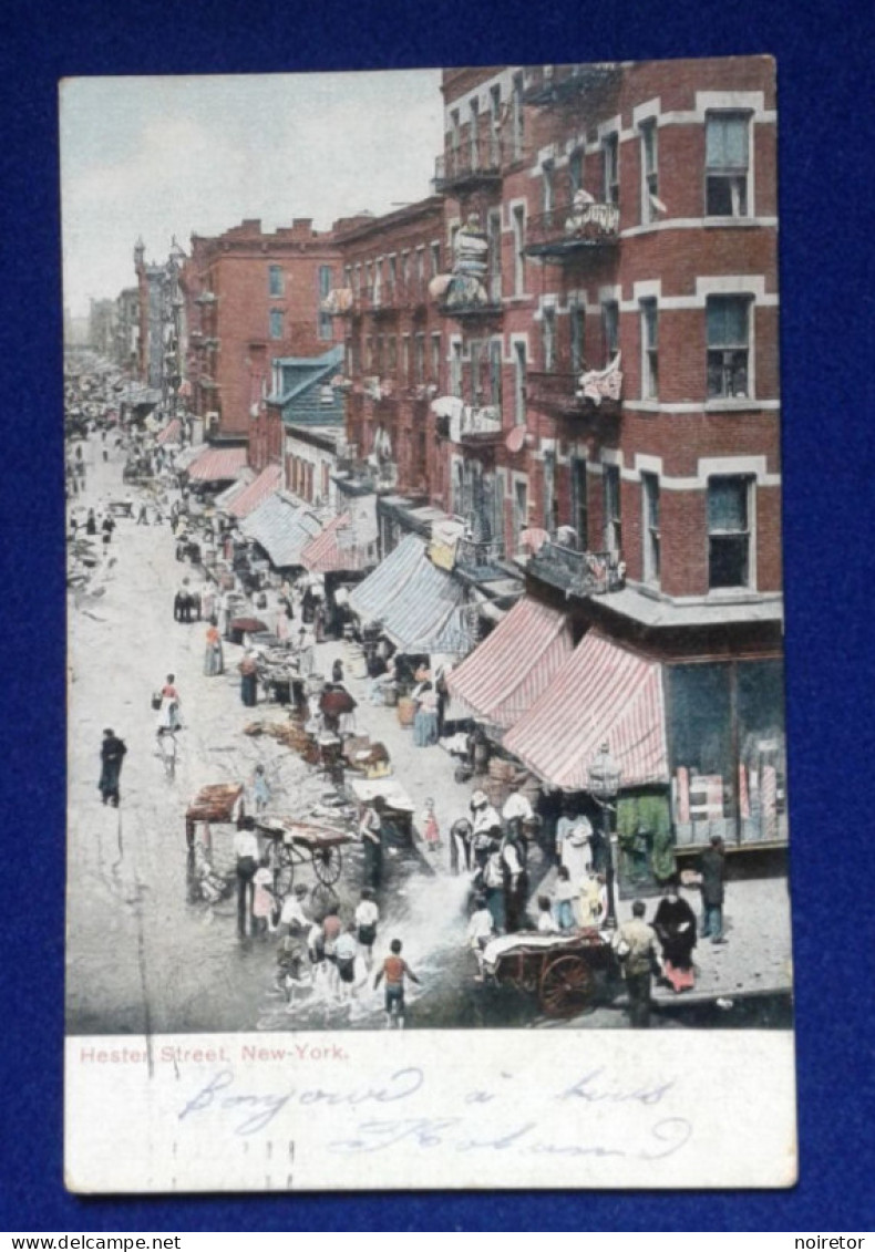 HESTER STREET NEW-YORK Via SAN FRANCISCO 1908 VERS PARIS - Orte & Plätze