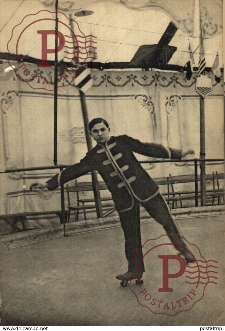 RPPC. CIRCO. CIRCUS. CIRQUE. PATINAJE. ROLLER. PATINAGE. - Cirque