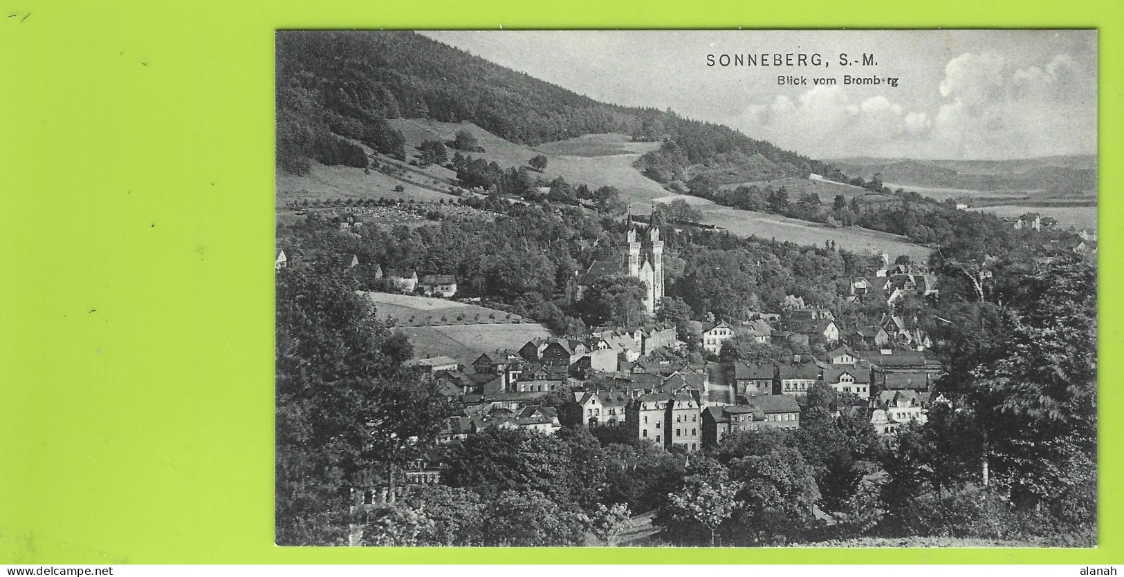 SONNEBERG Blick Vom Bromberg (Bosecker) Allemagne - Sonneberg