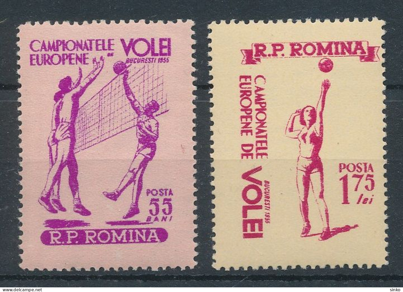 1955. Romania - Sport - Volley-Ball